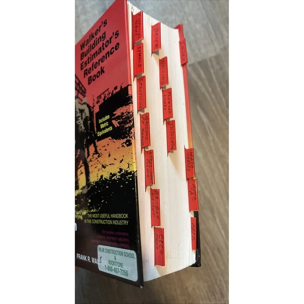 Walker's Building Estimator's Reference Book 25th Edition Frank R. Walker 1995